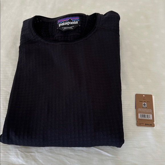 Patagonia Women’s R1  Crew Fleece Sweatshirt Black Large - Picture 9 of 13